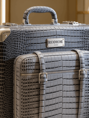 Luxury suitcase Rodior crocodile skin