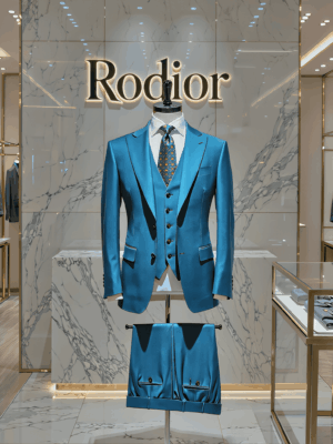 Cyan Suit Rodior