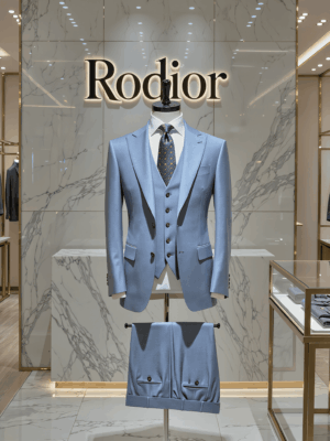 Light blue Suit Rodior