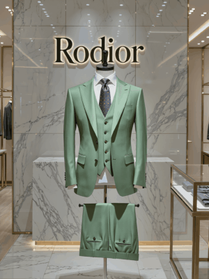Apple Green Suit Rodior