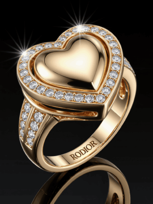 Gold Coeur ring Rodior