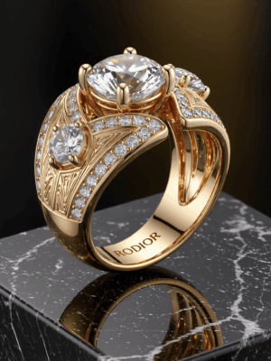 Unique ring Rodior Diamand