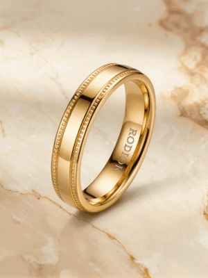 Gold Ring Anel de casamento