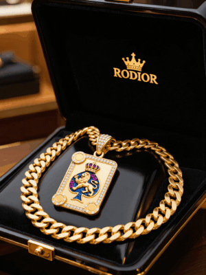 Poker king card jewelry