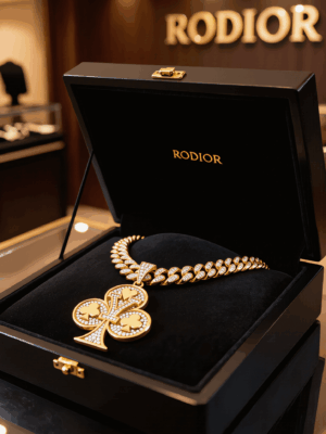 Leaf clover poker jewelry